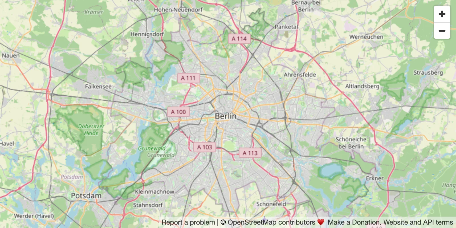 Map of Berlin